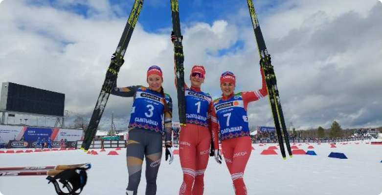 Тульские спортсменки завоевали медали на чемпионате России по лыжным гонкам