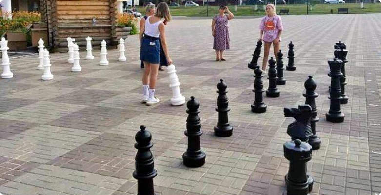 В Ефремове играют в стрит-шахматы