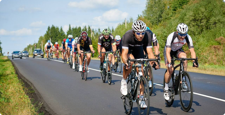 Более 800 велосипедистов в Дубне приняли участие в заезде Gran Fondo Russia